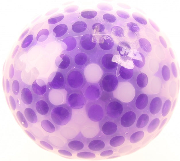 stressbal klevend 6 cm paars