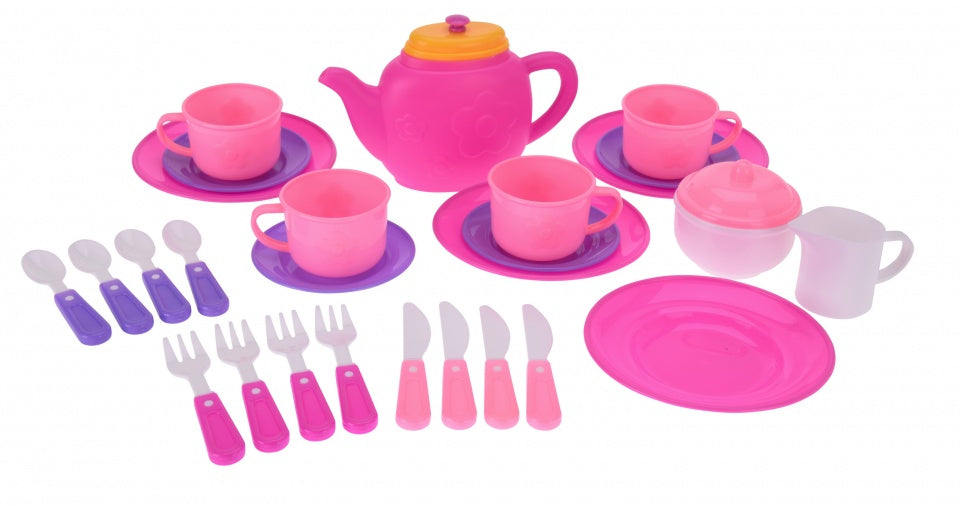 theeservies 29-delig roze