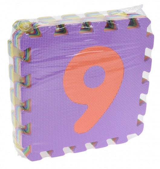 vloerpuzzel met cijfers 9-delig