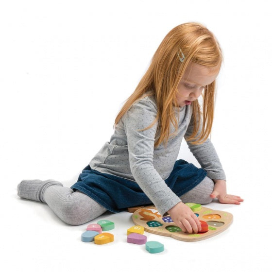 vormenpuzzel Eikels junior hout 11 stukjes