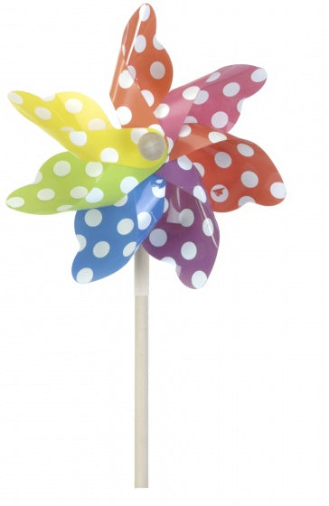 windmolen bolletjes 47 cm Ø18 cm multicolor