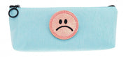 etui smiley blauw 21 cm