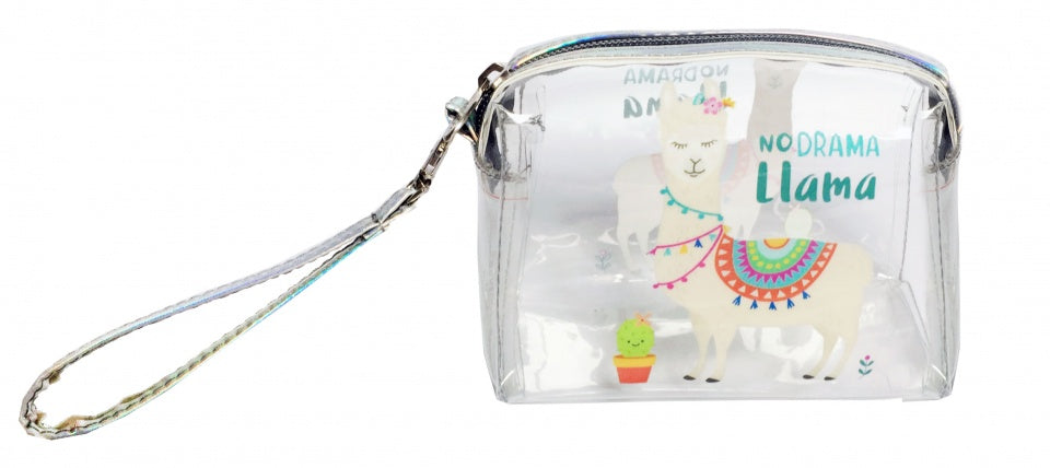 Make-up tasje transparant lama 13 x 6 x 8