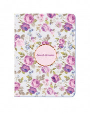 schrift sweet dreams bloem paars 14 cm
