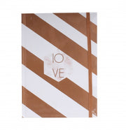 schrift love wit/goud 21 cm