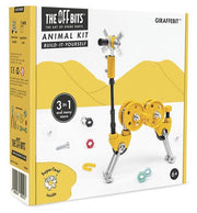 bouwpakket Animal Kit Giraffebit 62-delig geel
