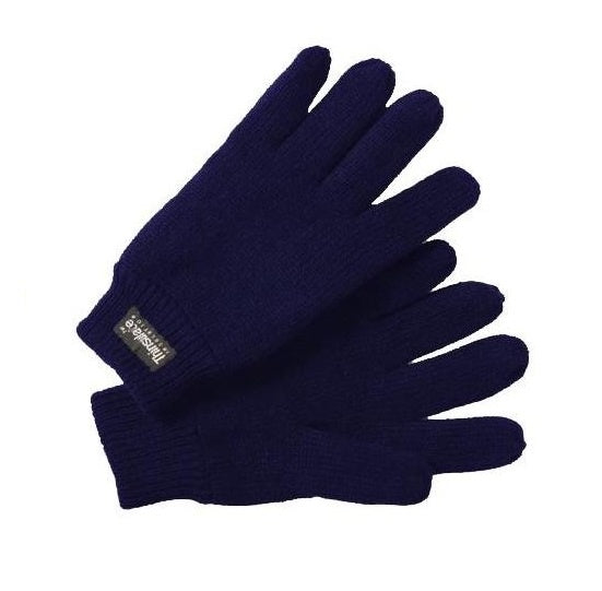 Handschoenen gebreid dames navy maat 9