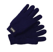Handschoenen gebreid dames navy donkerblauw maat 8