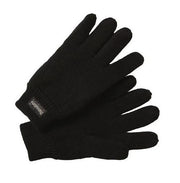 Handschoenen gebreid dames zwart maat 8