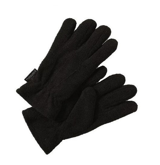 Handschoenen gebreid dames zwart maat 9