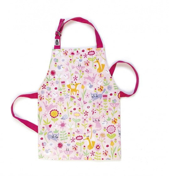 katoenen schort 45 x 33 cm multicolor Flora