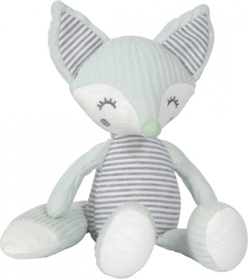 knuffel Foxy Fox 30 cm mintgroen-grijs