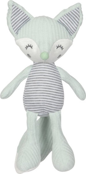 knuffel Foxy Fox 30 cm mintgroen-grijs