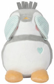 knuffel Lou-Lou kiekeboe 20 cm grijs / wit