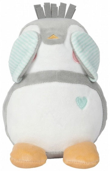 knuffel Lou-Lou kiekeboe 20 cm grijs / wit