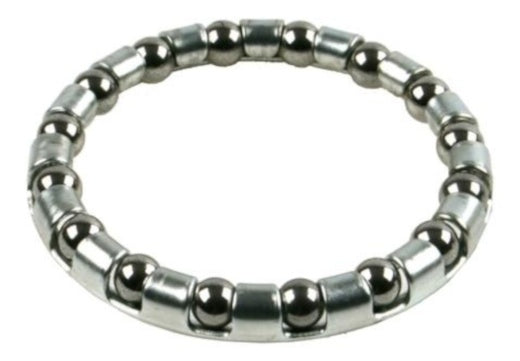 balhoofd kogelring zilver