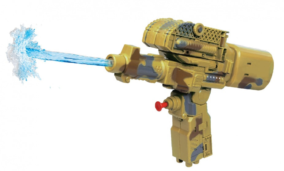 2-in-1 waterpistool/tank jongens 25 cm beige