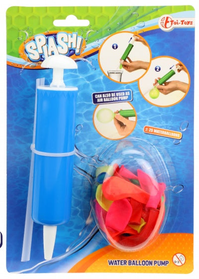 25 waterballonnen met pomp