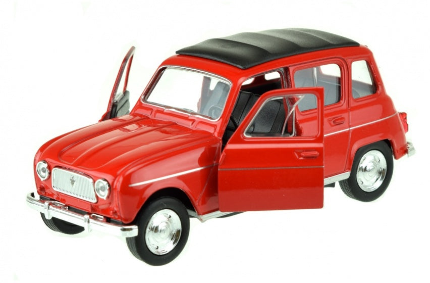 auto Renault 4 rood 10 cm
