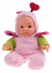 Babypop Cute Baby met pyjama 20 cm roze