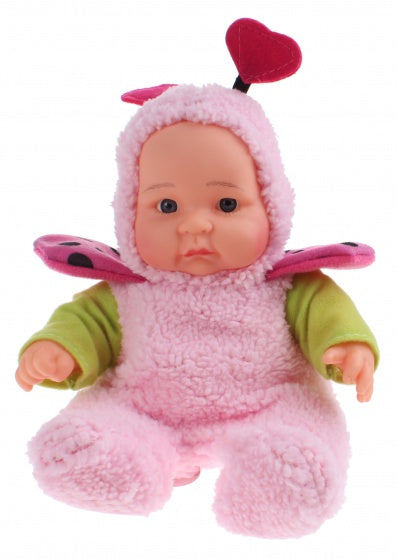 Babypop Cute Baby met pyjama 20 cm roze