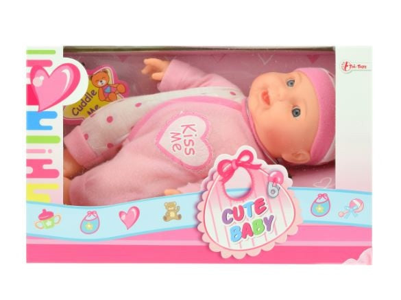 Babypop met pyjama 22.5 cm