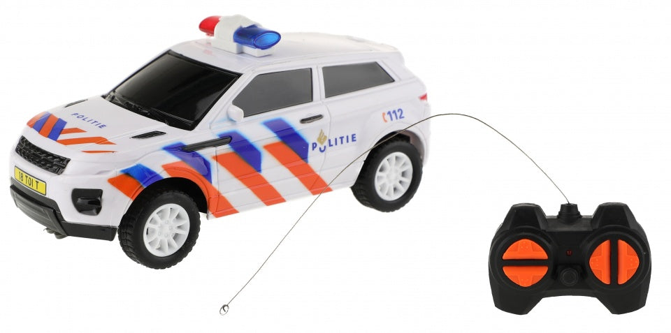 bestuurbare politieauto RC 16 cm