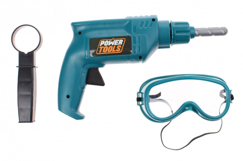 boormachine Power Tools 3-delig 24 cm blauw
