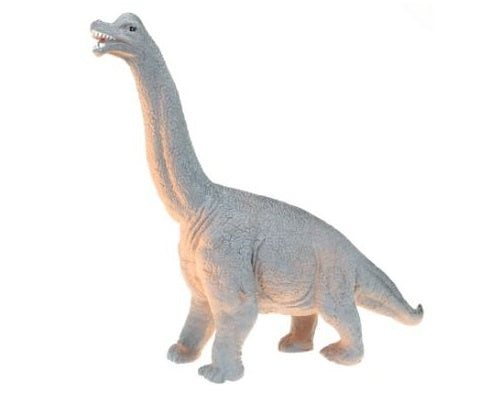 speeldier Brachiosaurus t-rex junior 25 cm grijs