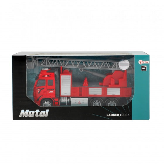 brandweerwagen rood 12 cm