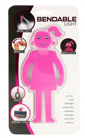 buigbaar lampje roze 16 cm
