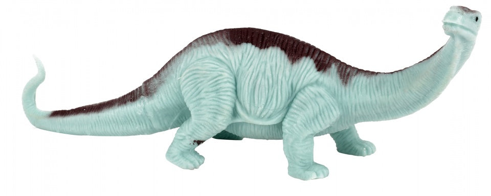 dinosaurus rekbaar brontosaurus 17 x 25 cm blauw