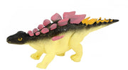 dinosaurus rekbaar stegosaurus 17 x 25 cm zwart/geel