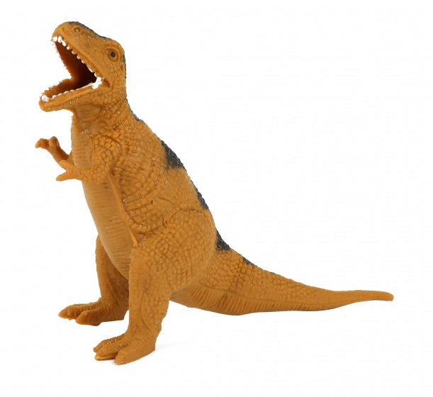 dinosaurus rekbaar t-rex 17 x 25 cm oranje