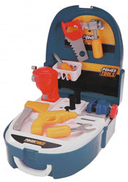 gereedschapsset in rugzak blauw 32 cm