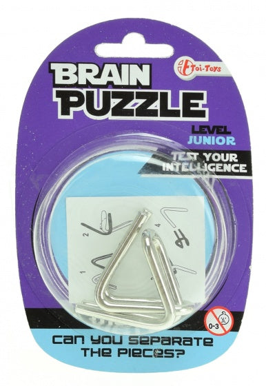 hersenkraker Brain Puzzle junior zilver