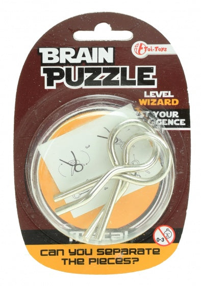 hersenkraker Brain Puzzle wizard zilver