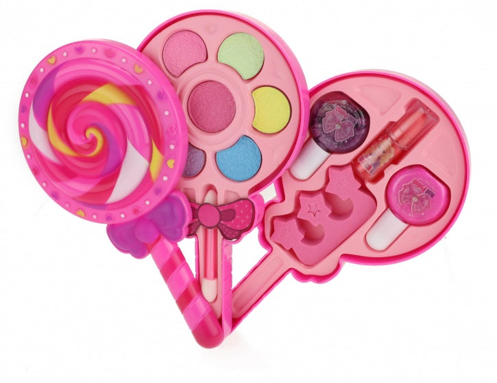make-upset lolly 12-delig roze 15 cm