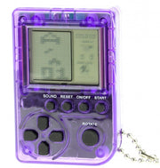 mini gamebox sleutelhanger 5 cm paars