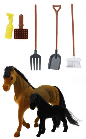 Paarden met accessoires