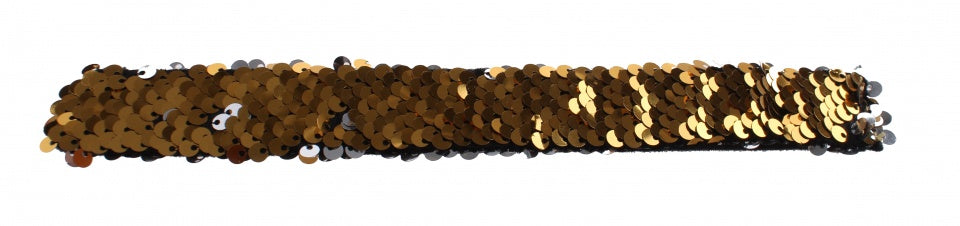pailletten klaparmband goud 20 cm