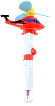 pen met ventilatie helikopter rood 14 cm