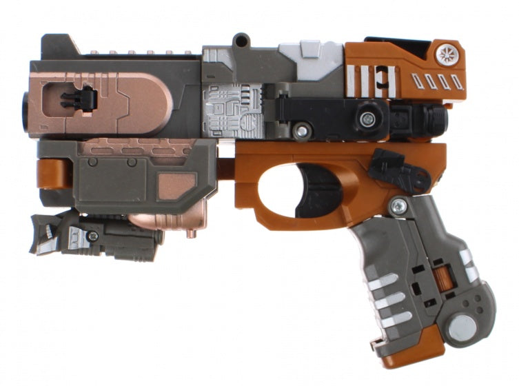 pistool Toy Gun met foam kogels 18 cm bruin