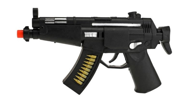 Politie MP5 ratelgeweer zwart 24 cm