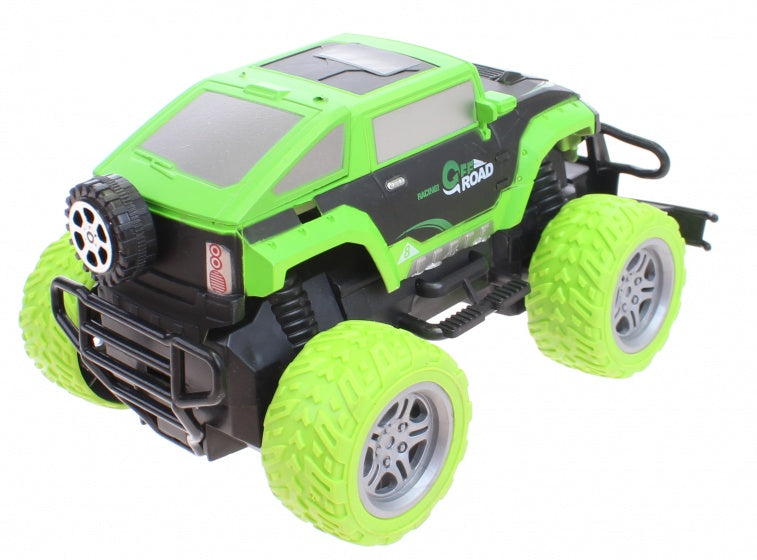 RC jeep 18 cm groen/zwart