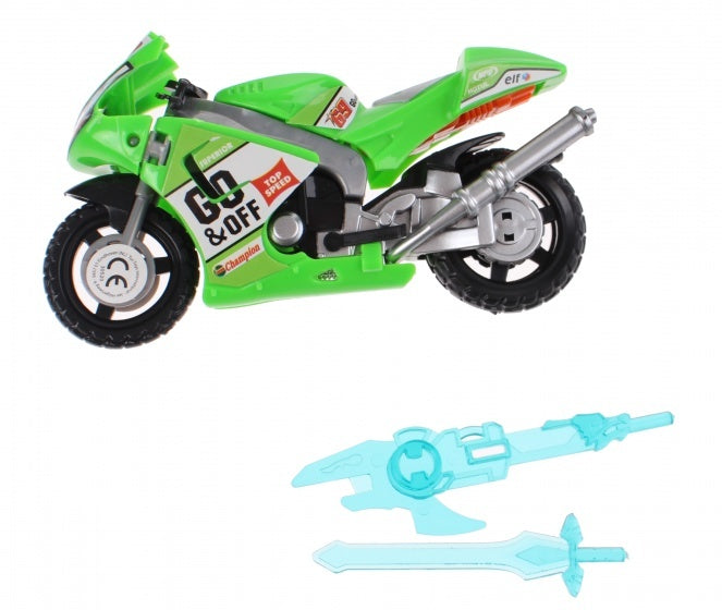 Roboforces transformation motor groen 11 cm