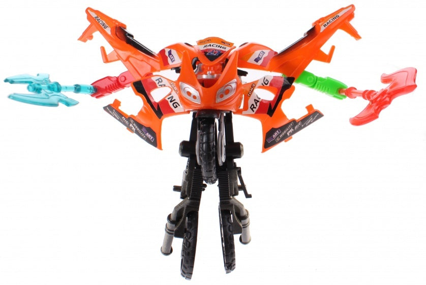 Roboforces transformation motor oranje 11 cm