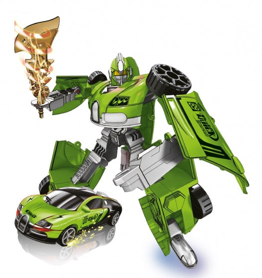 Roboforces transformation robot groen 20