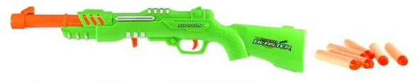 Shotgun foam blaster pistool 63 cm groen