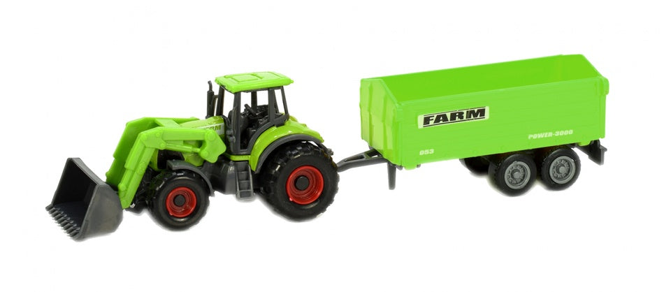 shovel met aanhanger 15 cm groen
